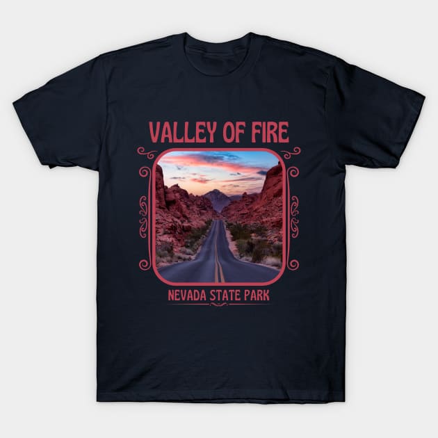 Valley Of Fire State Park T-Shirt by Souls.Print
